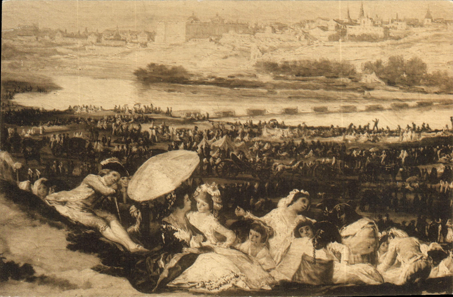 CPA Goya Museo del Prado La Pradera de San Isidoro 