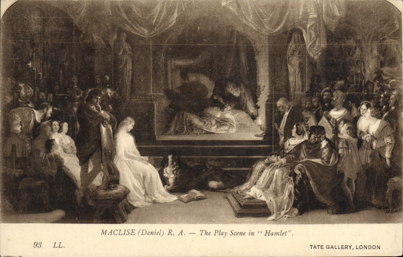 CPA Maclise The Play Scene in Hamlet Tate Gallery London