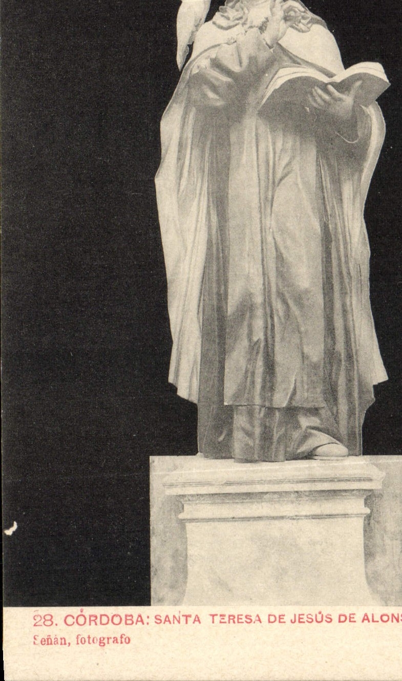 Santa Teresa de Jesús de Alons — statue à Cordoue — photographie de Leñán
