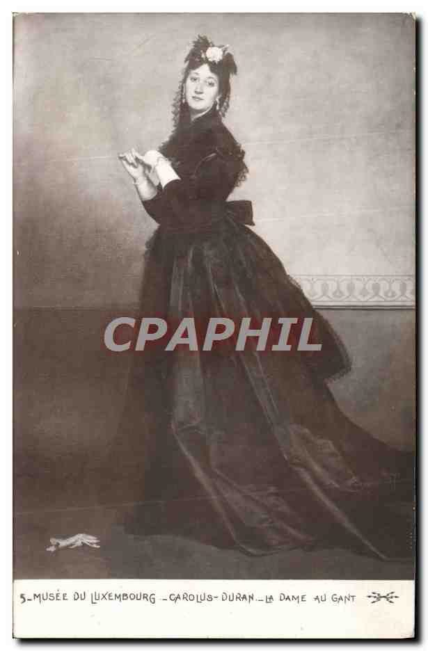 CPA Musee Du Luxembourg Carolus Duran La Dame Au Gant