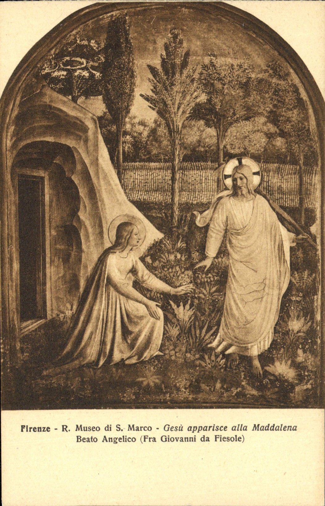 CPA Firenze Museo Gesu Apparisce Alla Maddalena Beato Angelico Fra Giovanni da Fiesole