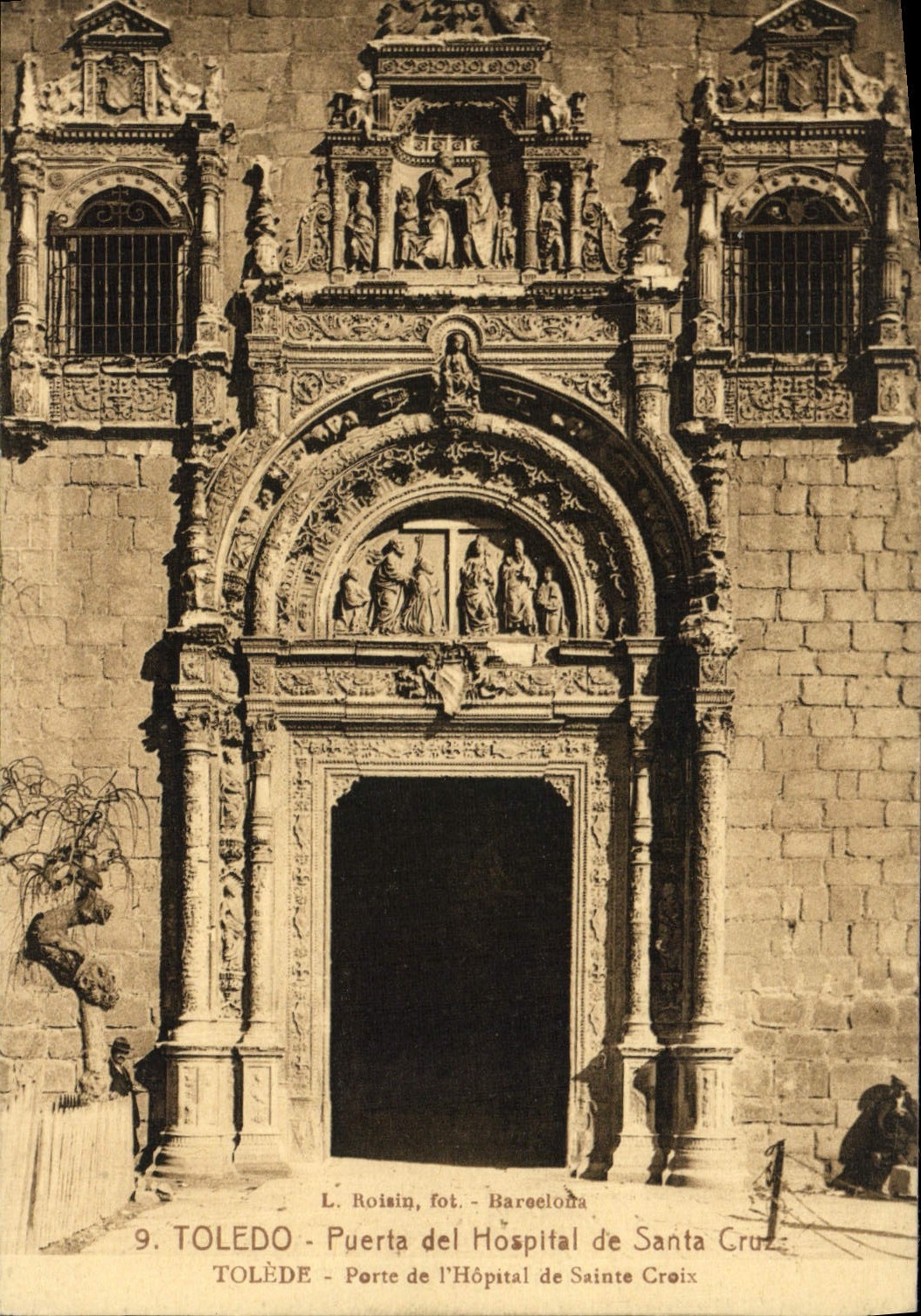 CPA Toledo Puerta Del Hospltal De Santa Cruz