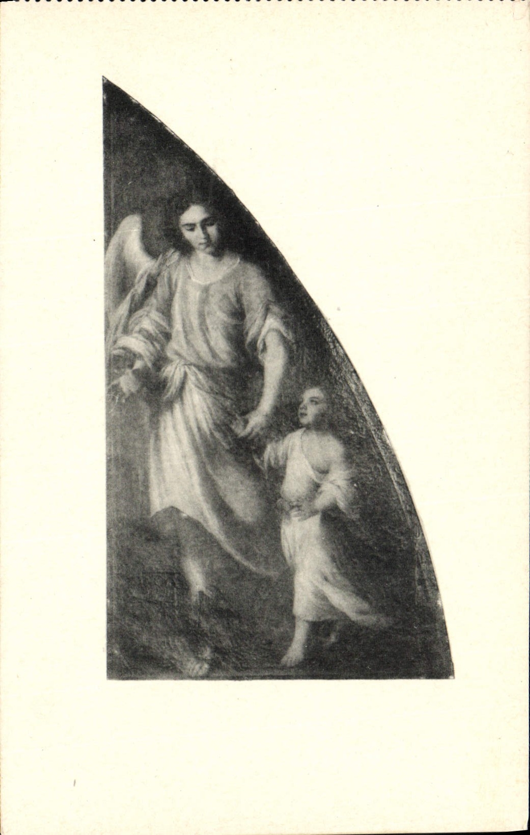 CPA Cuadro de Murillo El angel de la Guarda Cadiz 