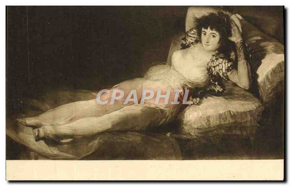 CPA Goya La Maja Museo Del Prado