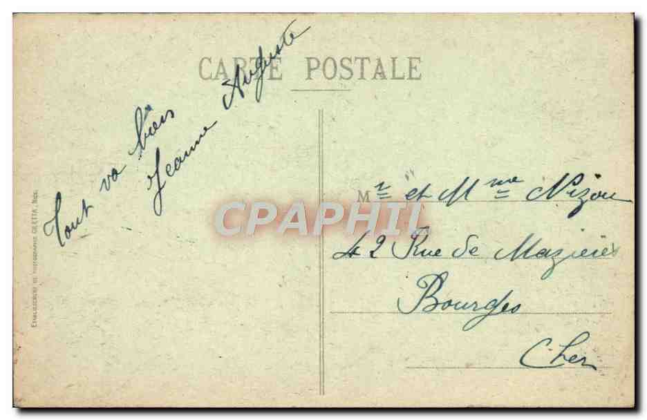CPA Nice Le Casino Fontaine Des Amours — Rückseite