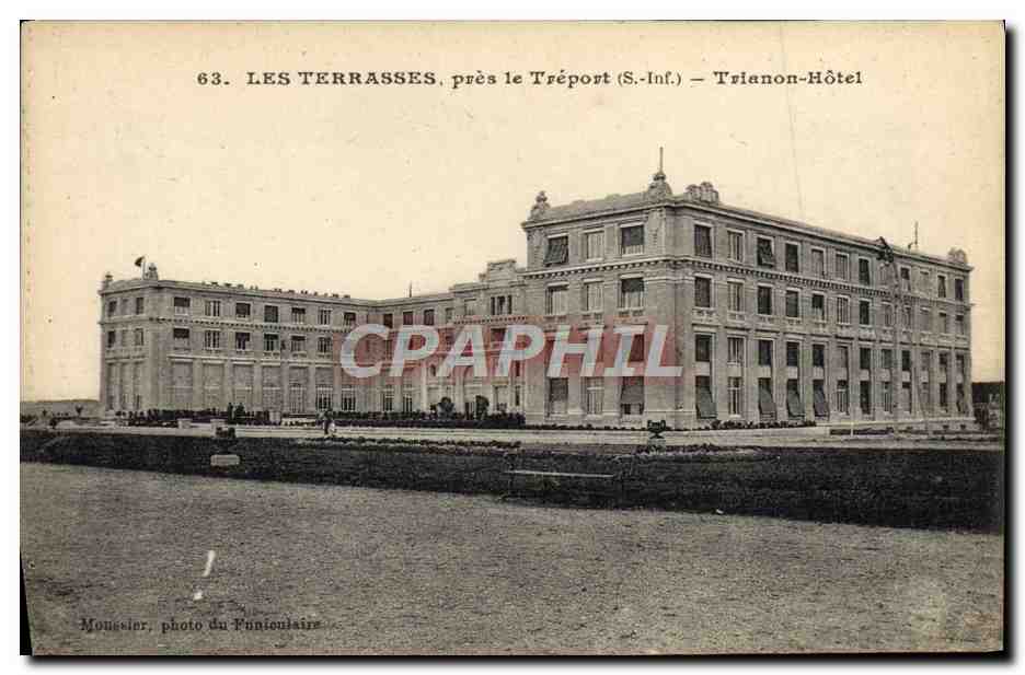 CPA Les Terrasses Pres le Treport Trianon Hotel