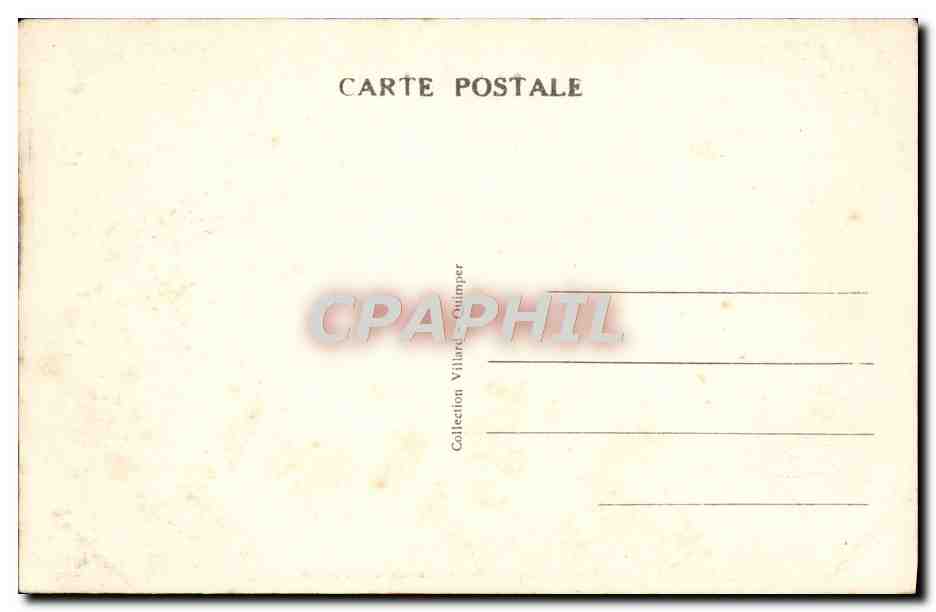 CPA Quimper Le Pont de la Prefecture — Rückseite