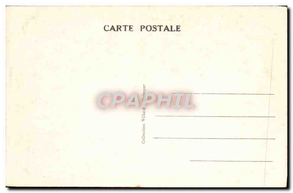 CPA Quimper Les fleches de la Cathedrale Vue prise de l'hotel de l'epee — Rückseite