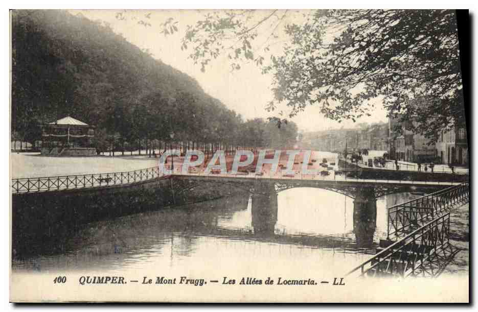 CPA Quimper Le Mont Frugy Les Allees de Locmarla