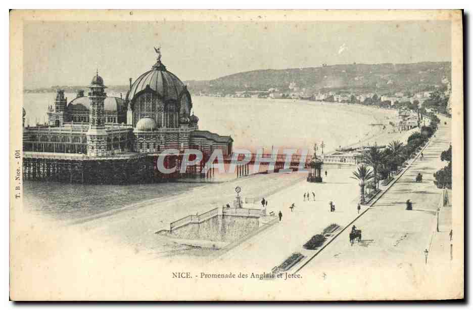CPA Nice Promenade des Anglais et Jetee