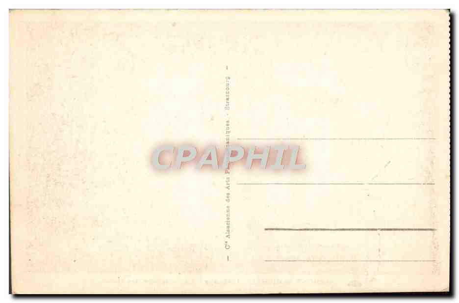 CPA Mont st Michel L'Abbaye Le Cloitre — Verso