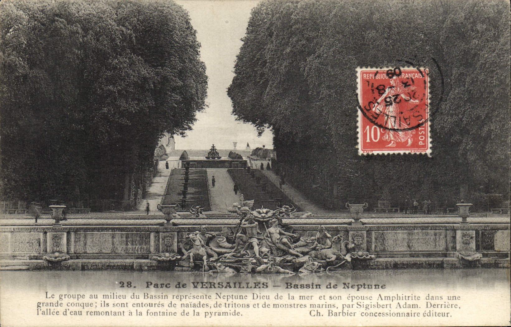CPA Verailles Parc Bassin de Neptune