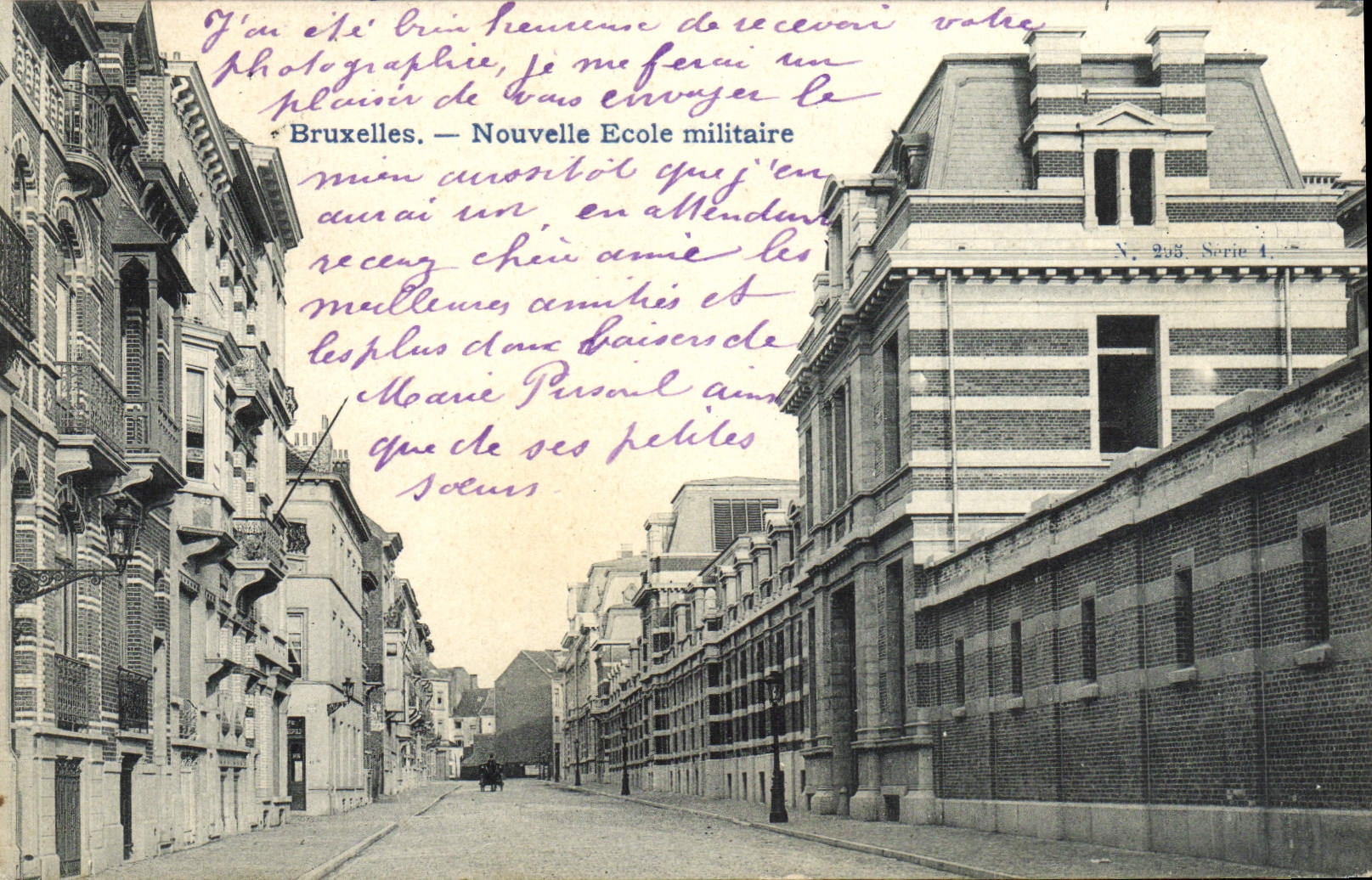 CPA Bruxelles Nouvelle Ecole Militaire Militaria