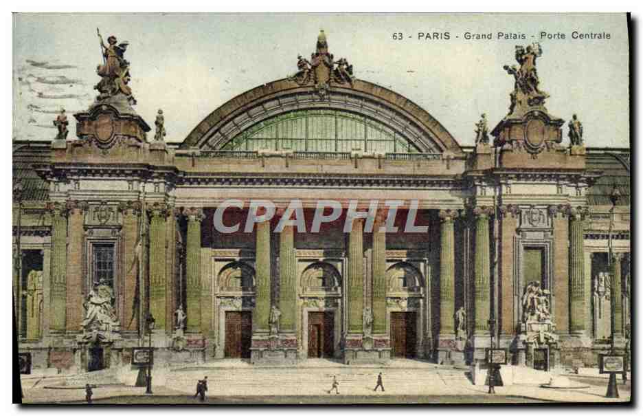 CPA Paris Grand Palais Porte Centrale