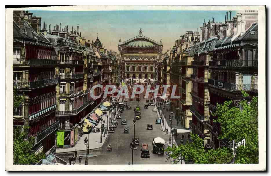 CPA Paris Avenue De L'Opera