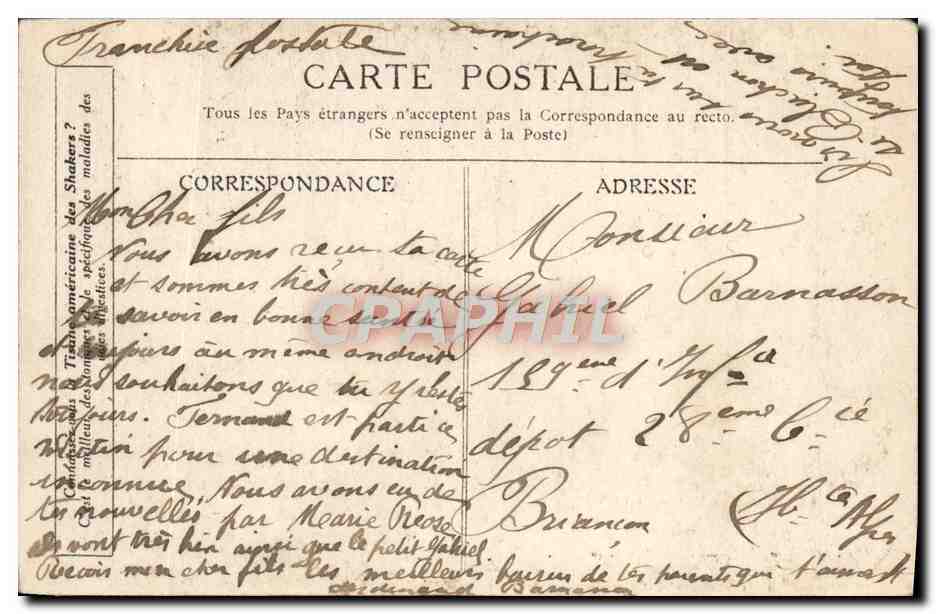 CPA Rouget De Lisle Chantant Pour la Premiere fois la Marseillaise Dietrich Maire de Strasbourg  — Rückseite