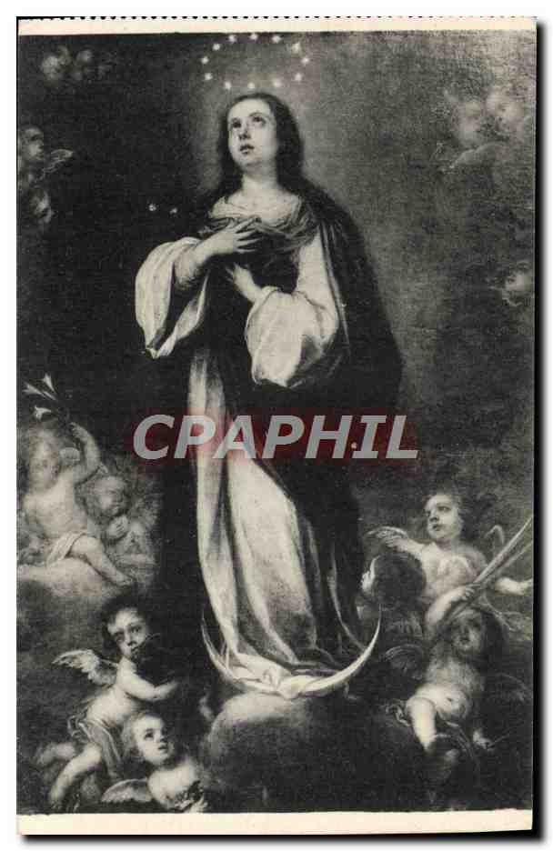 CPA Cadiz Cuadro de Murilla Convento de Capuchinos 
