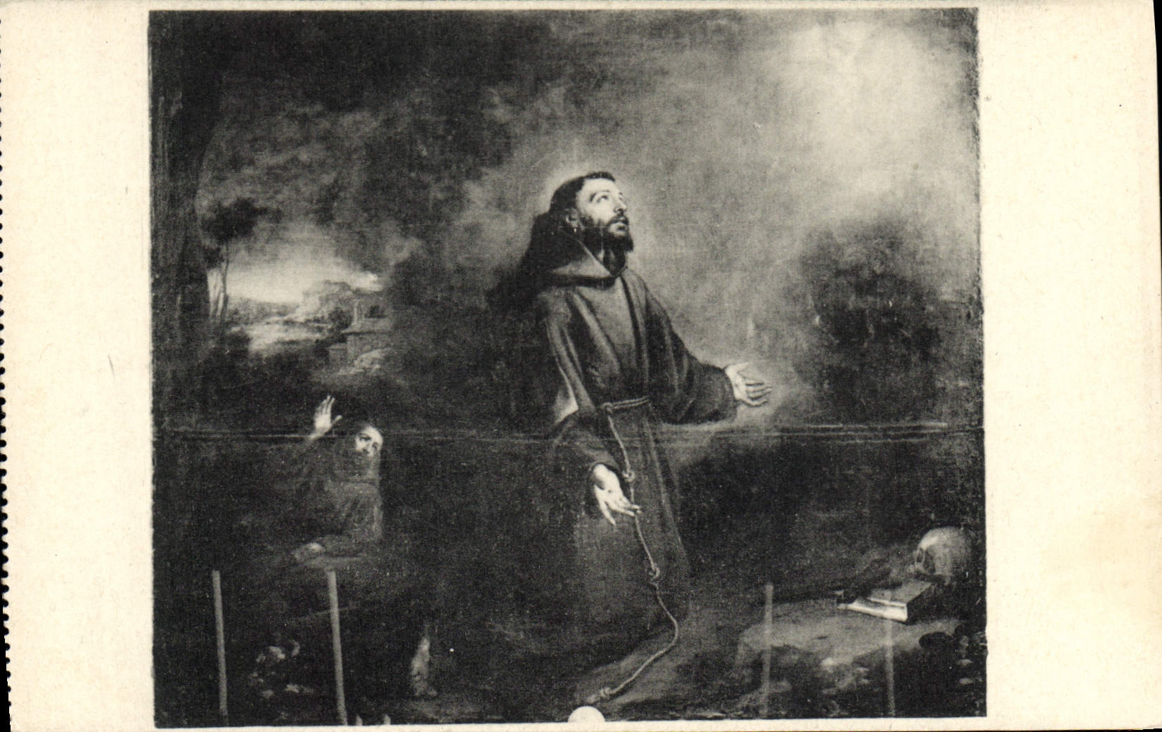 CPA Cuadro De Murillo Cadiz Convento de Capuchinos 