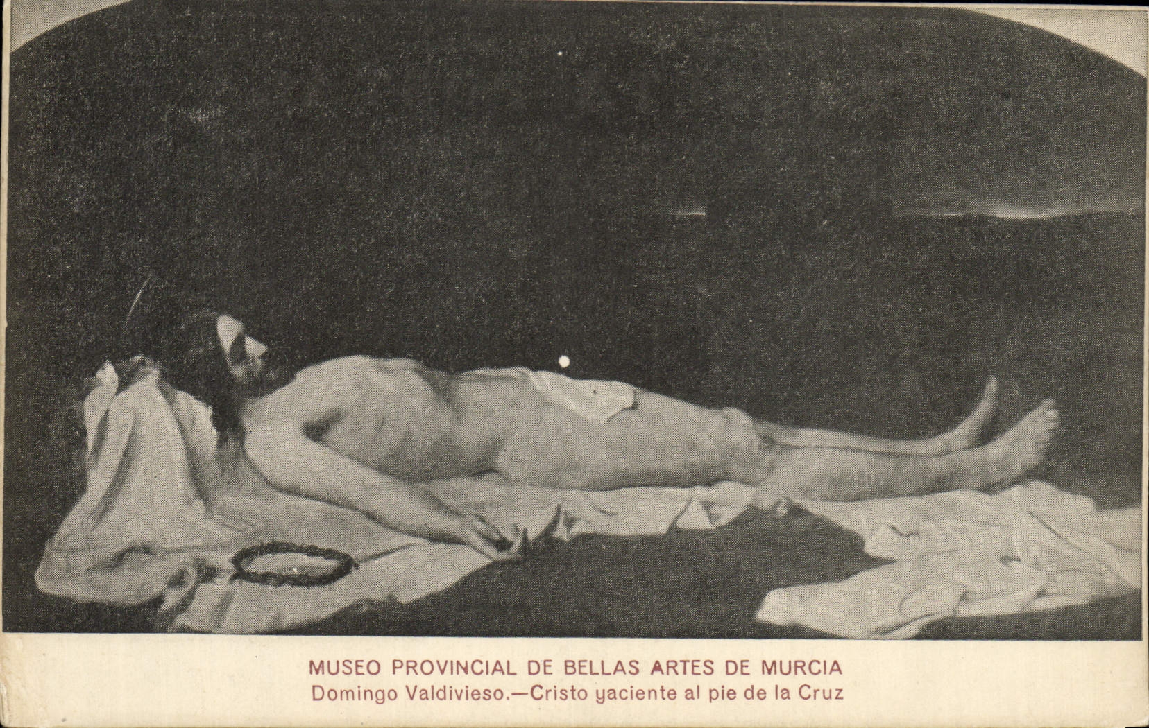 CPA Museo Provincial De Bellas Artes De Murcia Domingo Valdivieso Cristo 
