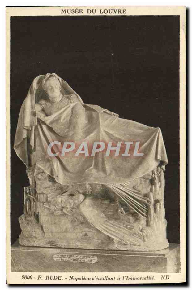 Napoleon Awakening to Immortality — Sculpture by F. Rude — Louvre Museum