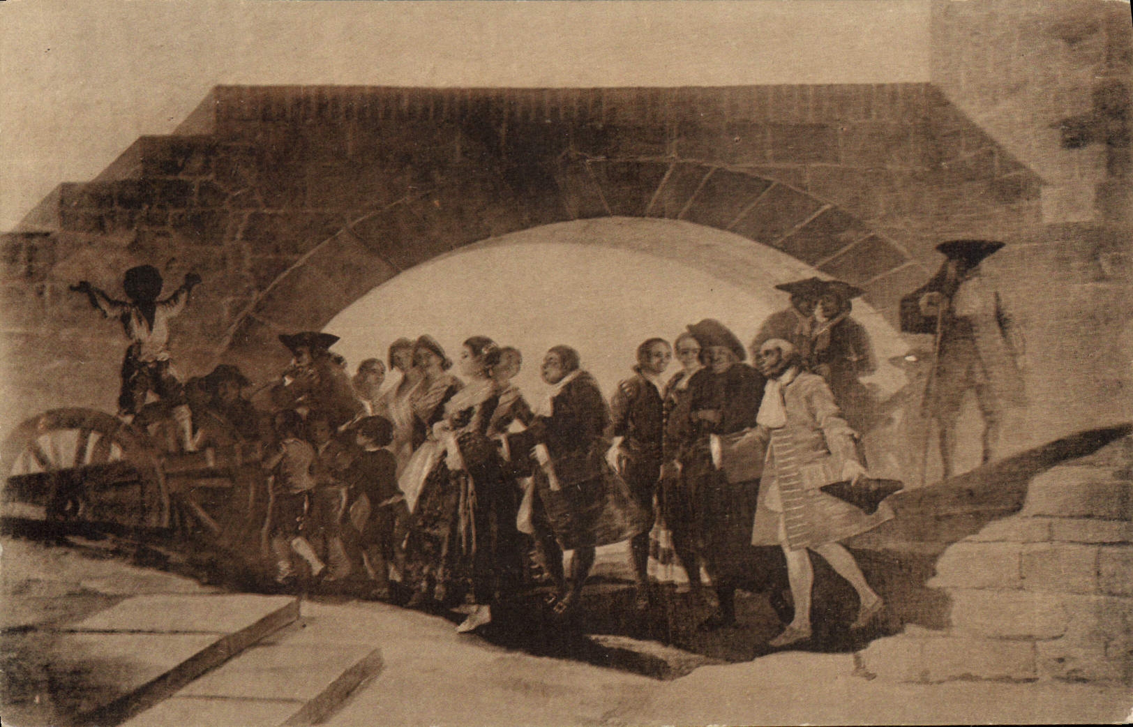 CPA La Boda Museo Del Pardo Goya