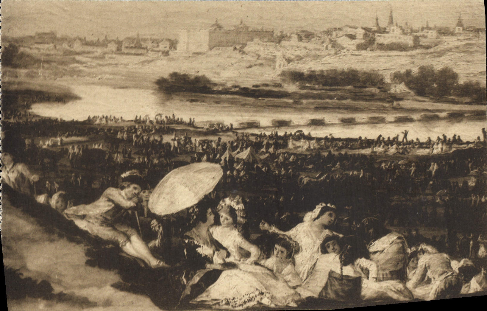 CPA La Pradera De San Isidro Goya Museo Del Prado