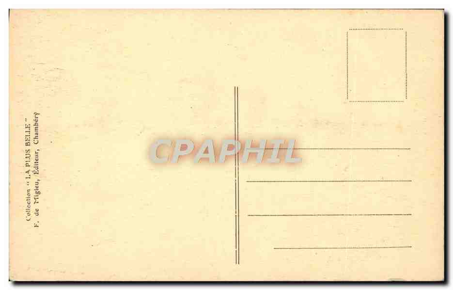 CPA Marie Annette Elisa Birch Maree A Chambery — Verso