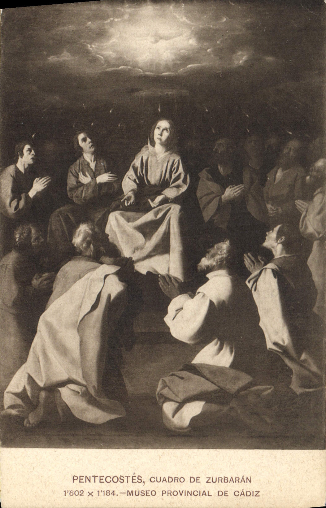 CPA Pentecostes Cuadro De Zurbaran Museo Provincial De Cadiz