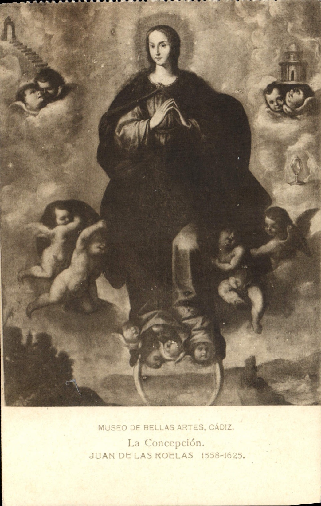 CPA Museo De Bellas Artes Cadiz La Concepcion Juan De Las Roelas