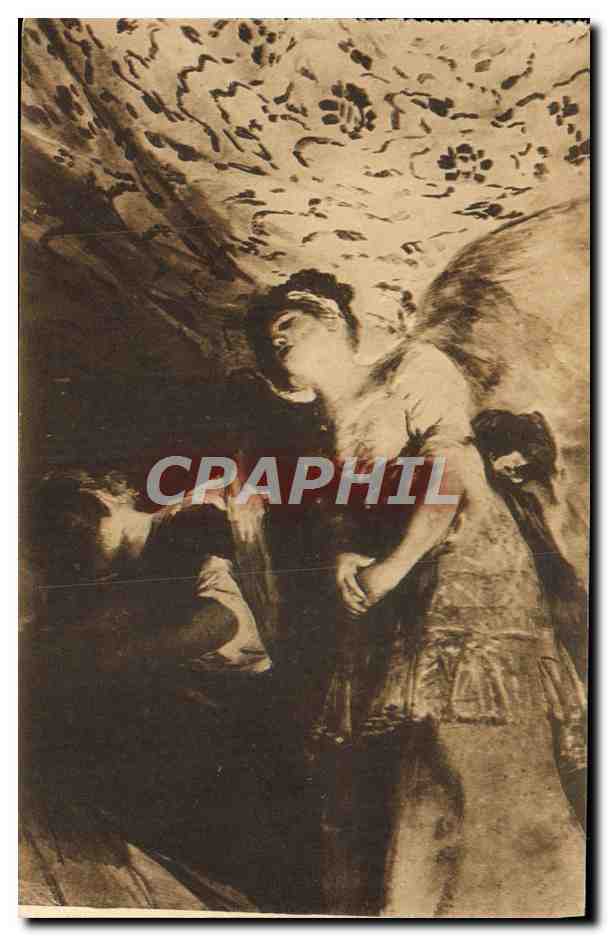 CPA Goya Detalle De Los Arcangeles Lado Izquierdo