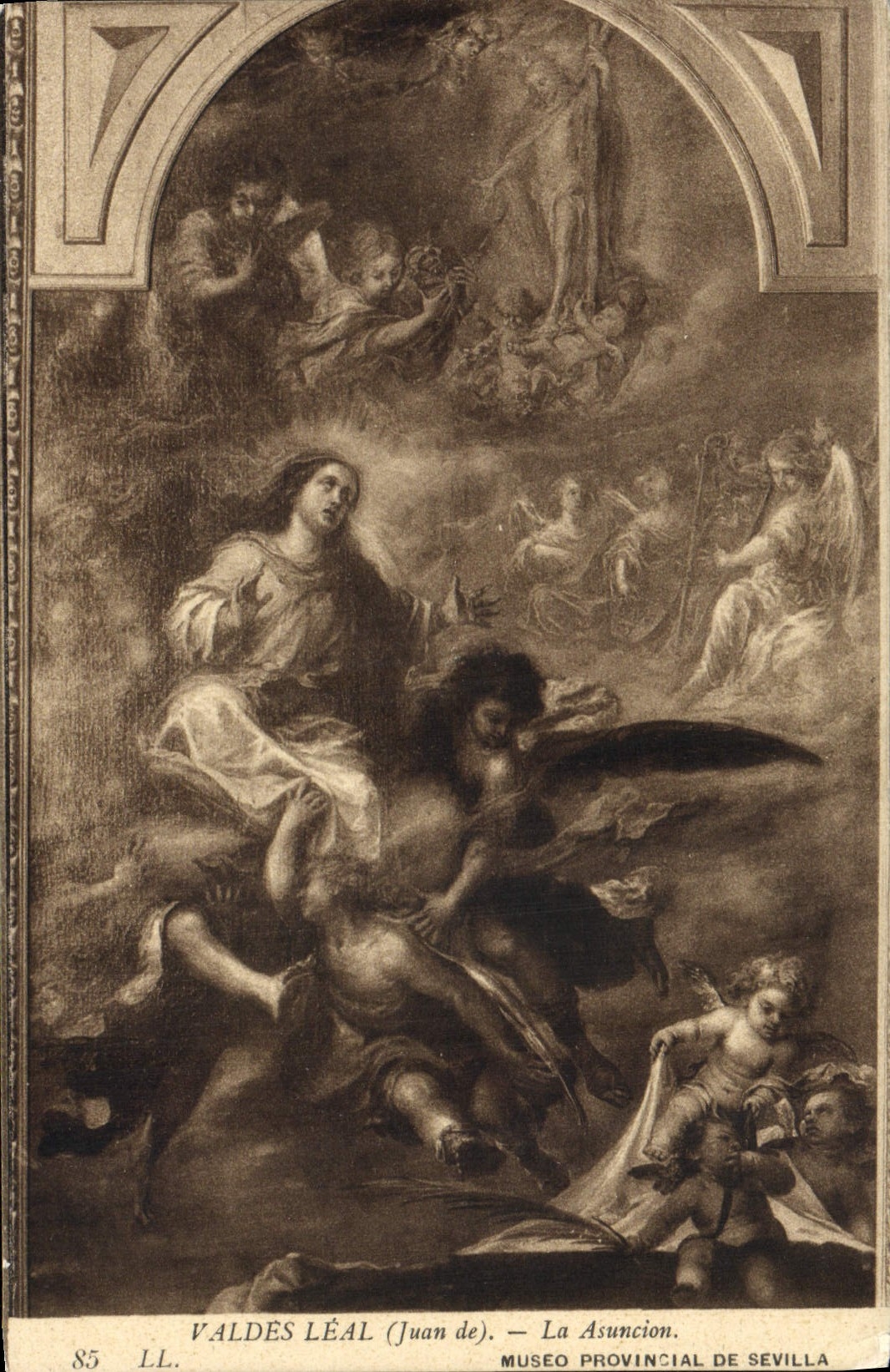 CPA Valdes Leal La Asuncion Museo Provincial De Sevilla