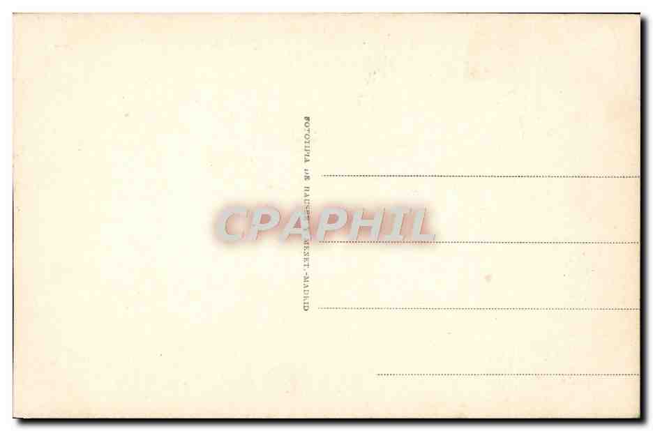CPA Madrid Real Armeria Espada del Siglo XVI Militaria Epee — Rückseite