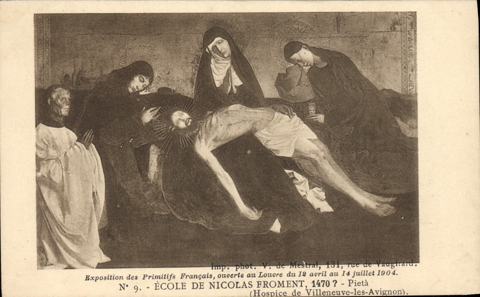 CPA Ecole De Nicolas Froment Hospice de Villeneuve les Avignon Christ