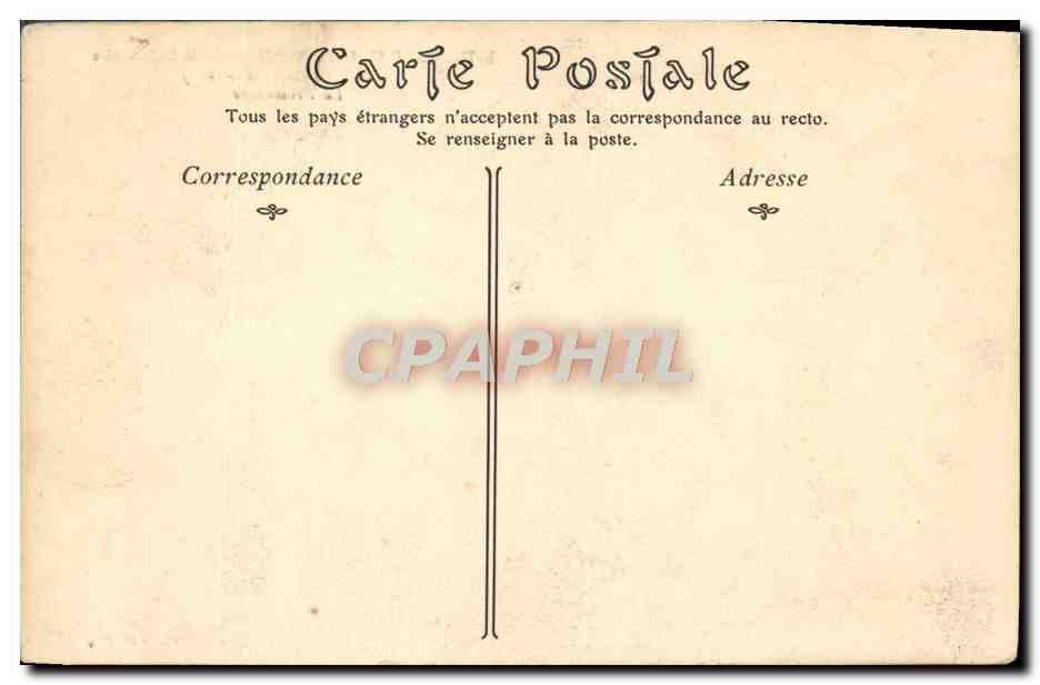 CPA Musee Du Louvre Ecole Hollandaise La promenade Chevaux Chien — Rückseite
