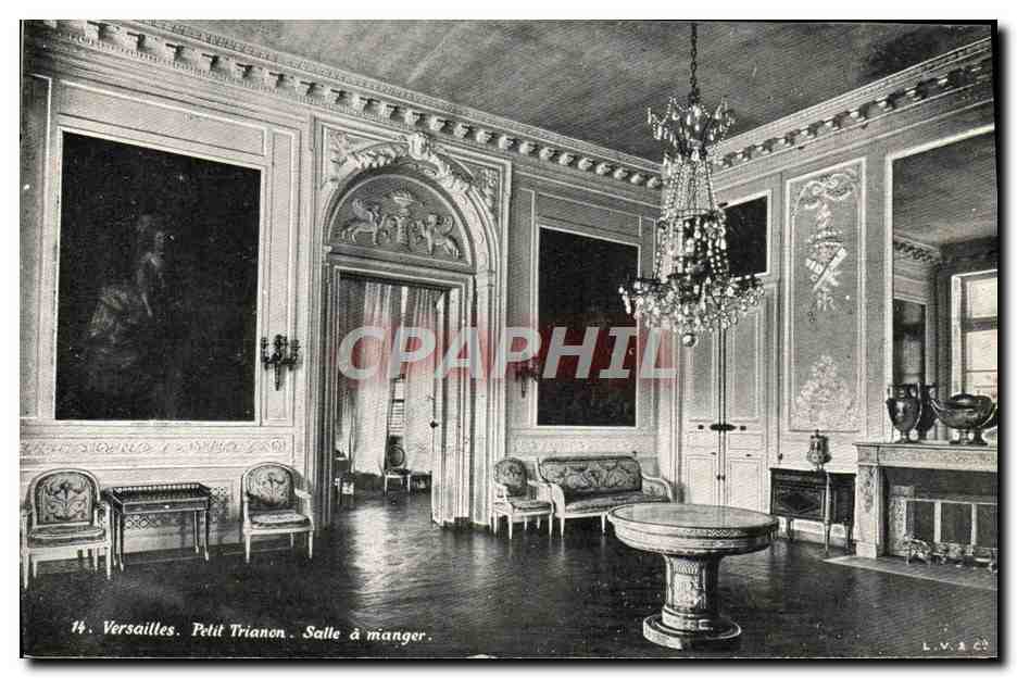 CPA Versailles Petit Trianon Salle A Manger