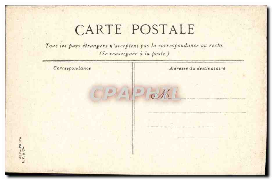 CPA Versailles Petit Trianon Salle A Manger — Verso