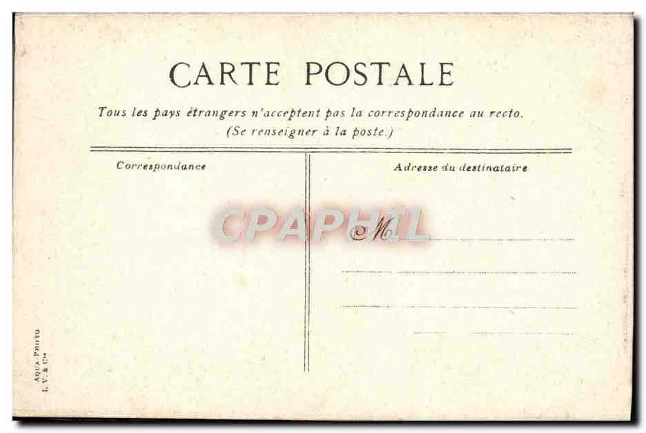 CPA Versailles Grand Trianon Cabinet De Travail De Napeleon 1er — Rückseite
