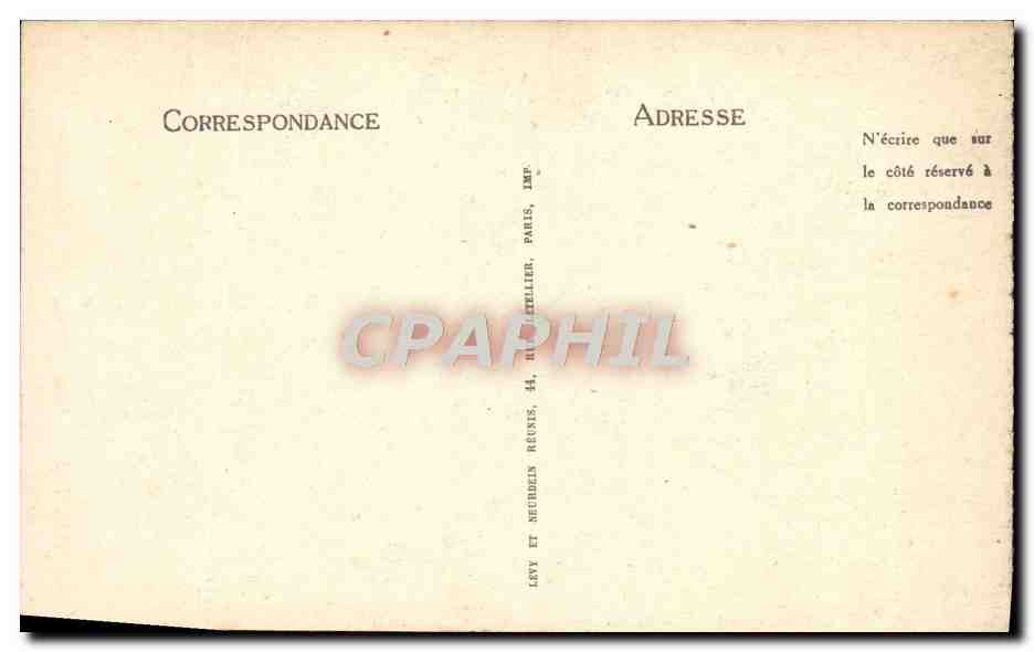 CPA Paris Notre Dane Portail Lateral Sud St Marcel — Verso