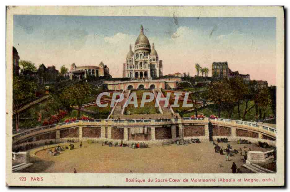 Basílica del Sagrado Corazón de Montmartre — París — editor Abaacie et Magna, n° 923