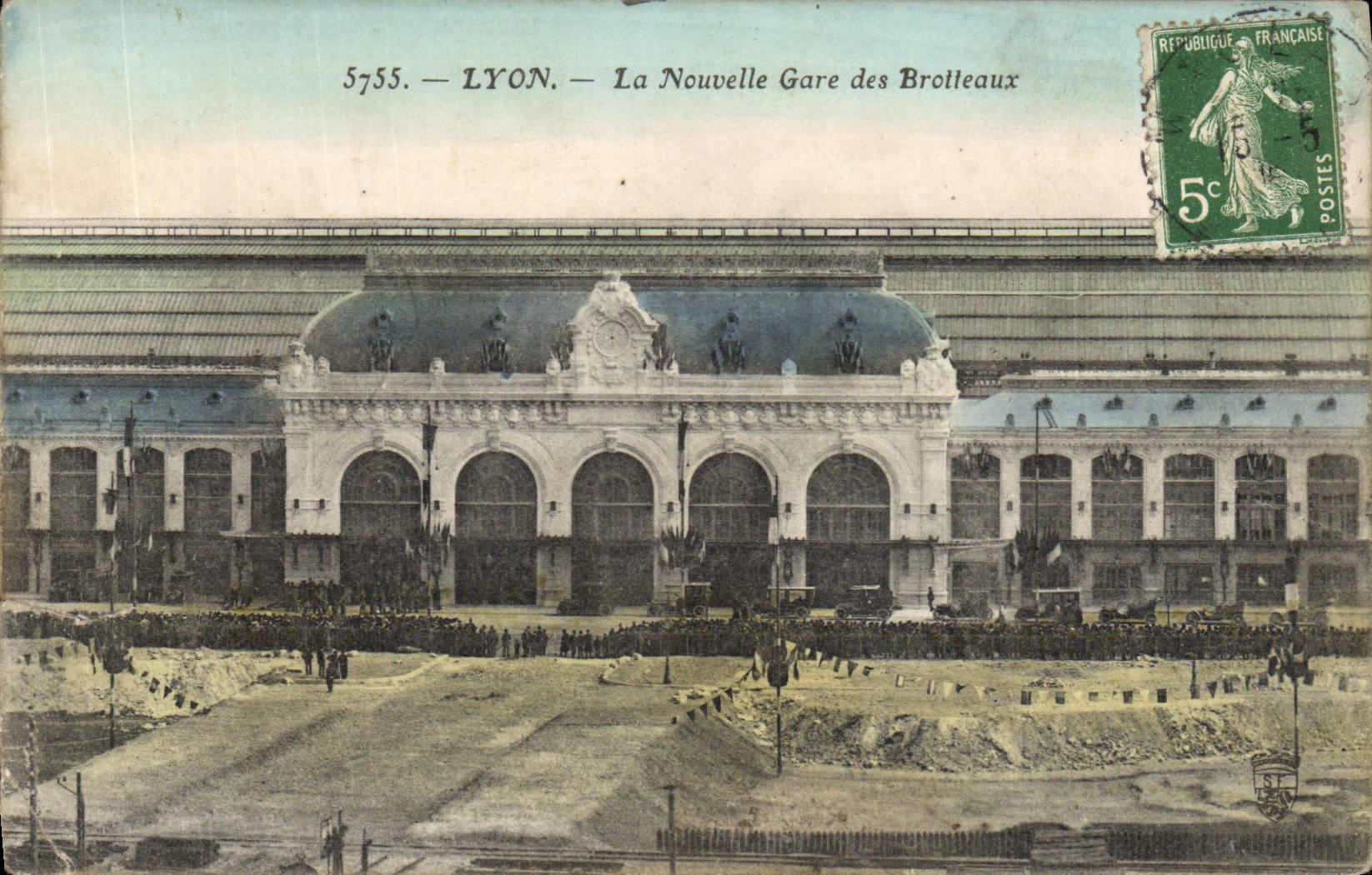 LYON — La Nouvelle Gare des Brotteaux — éditeur anonyme, n° 5755