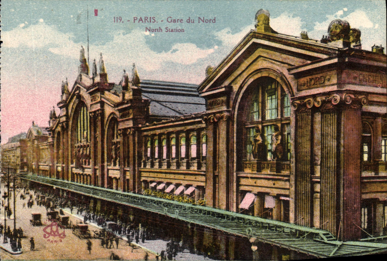 CPA Paris Gare Du Nord 