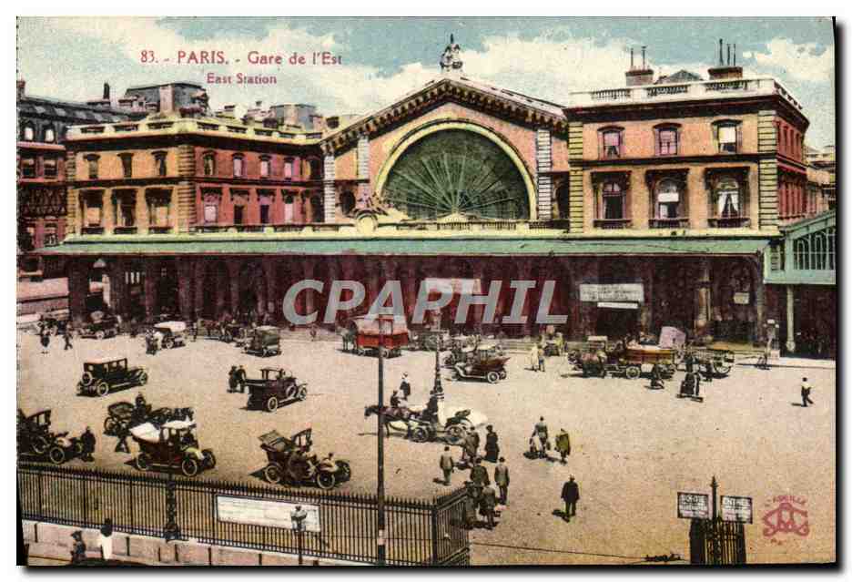 CPA Paris Gare De l'Est 