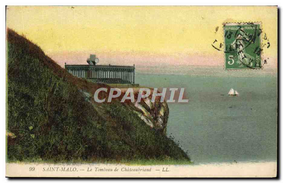 Saint-Malo — Le Tombeau de Châteaubriand — LL