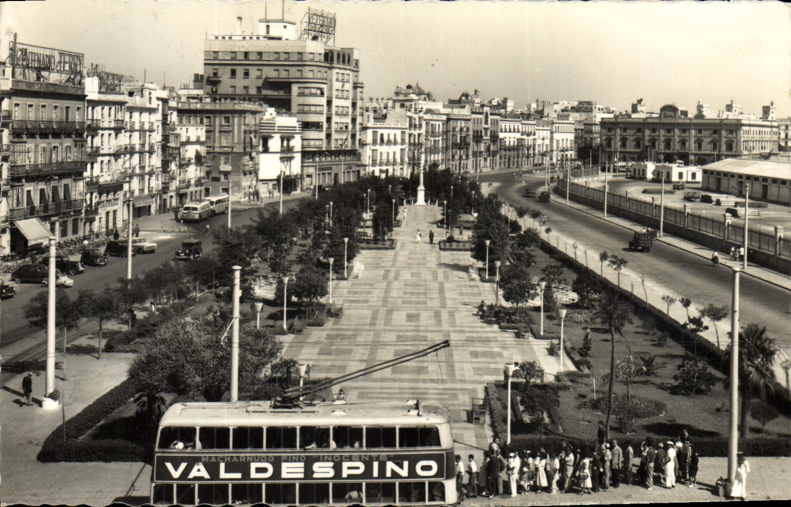 CPM Cadiz Avenida de Ramon de Carranza Autobus Valdespino 