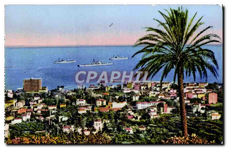 CPA Golfe Juan Vue General l'Escadre Bateaux