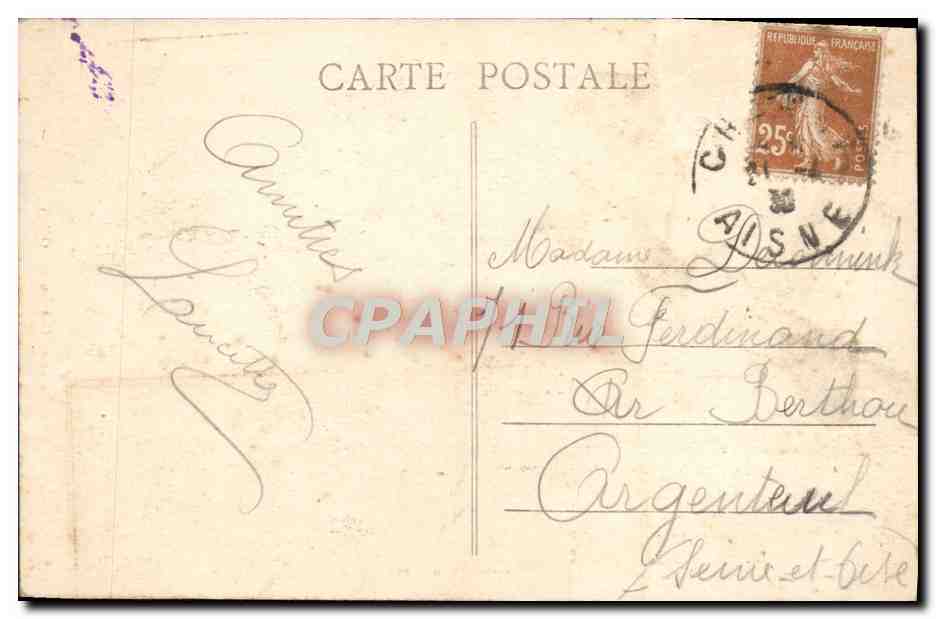 Entrées du Château de COUCY — cliché A. Hallet Classery — Reverso