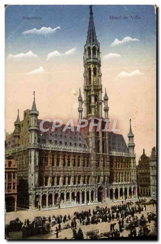 CPA Bruxelles Hotel De Ville