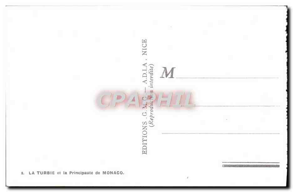 La Turbie et la Principauté de Monaco — Éditions G.M.C. — Nice — Reverso