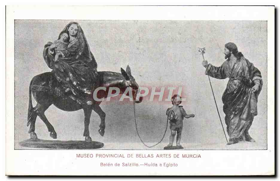 Belén de Salzillo — Huída a Egipto — Museo Provincial de Bellas Artes de Murcia