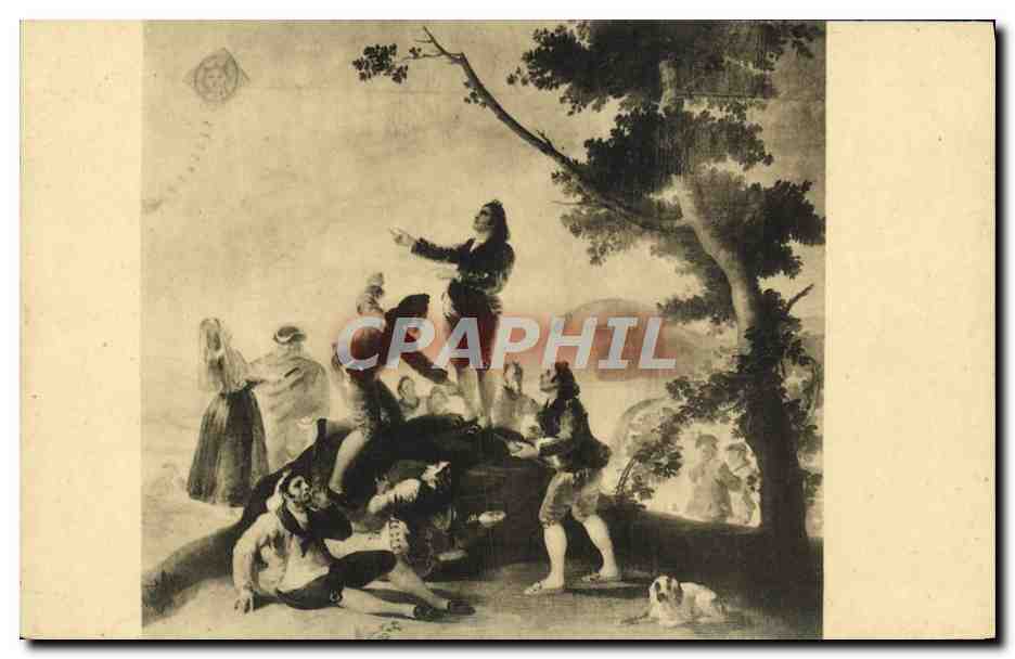 CPA Goya La Cometa Museo Del Prado Comete Espace